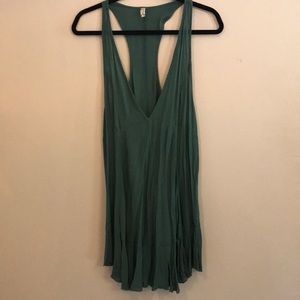 Free People Green Racerback Dress/Tunic